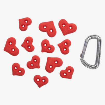 irginGrip-Climbing-Holds-Set-The Hearts - Footholds top