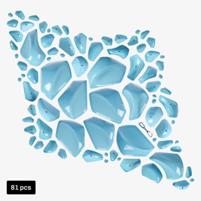 climbing holds Falcons complete set